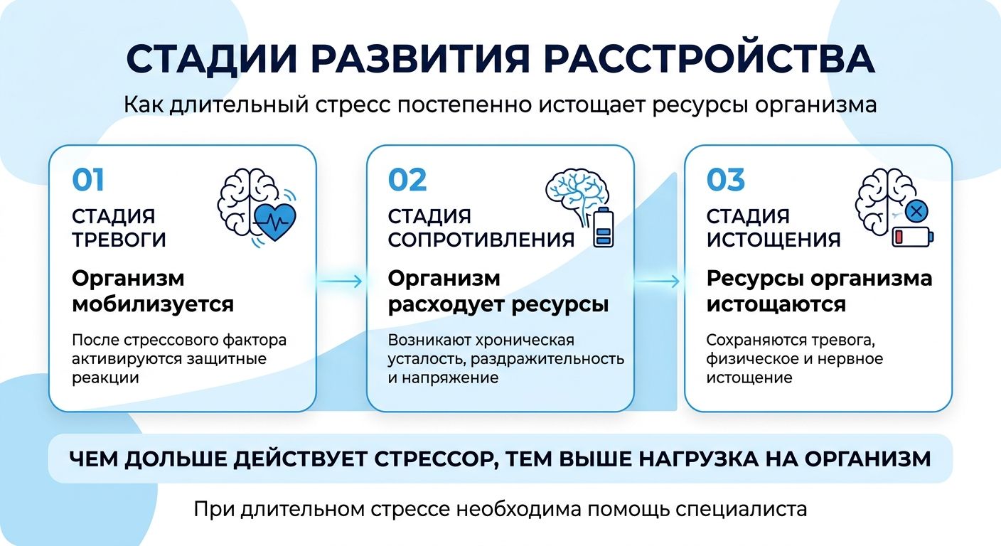 Лечение стресса в Котласе инфографика